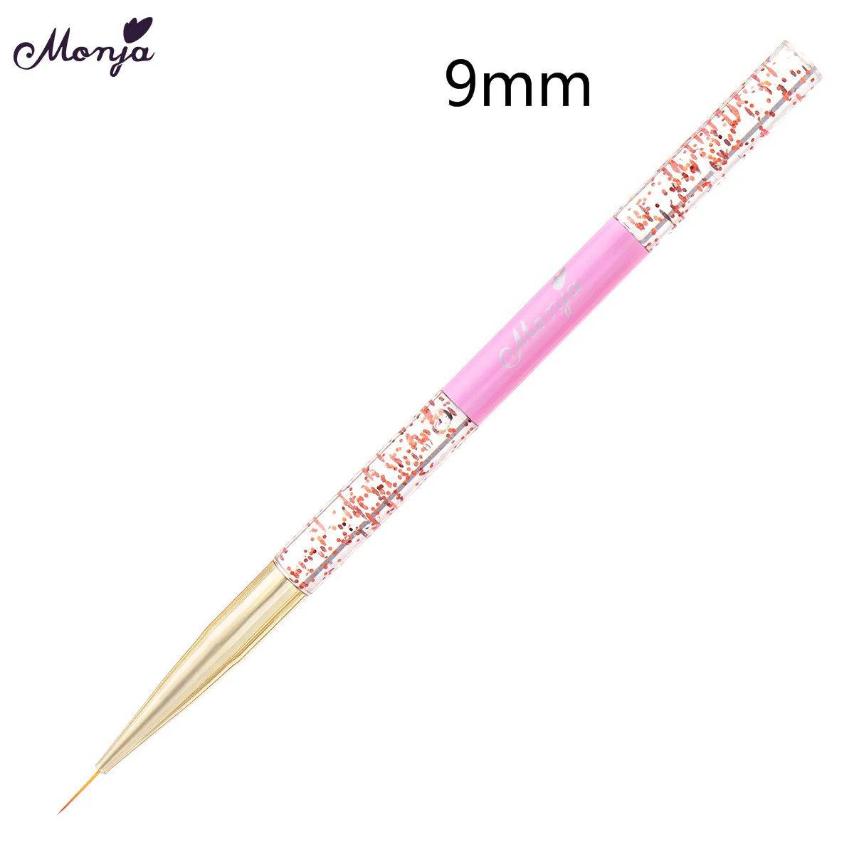 NEW 1 Pcs Sequin Diy Acrylic Paint Pen Nails Dotting Pen Rod Pull Nail Rhinestone Pen Manicure Nail Art Tool For Salon - Цвет: Прозрачный