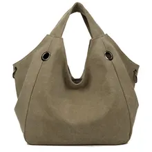 Повседневные женские холщовые сумки высокого качества женские вместительные Сумки на одно плечо винтажные однотонные женские вместительные сумки Bolsas