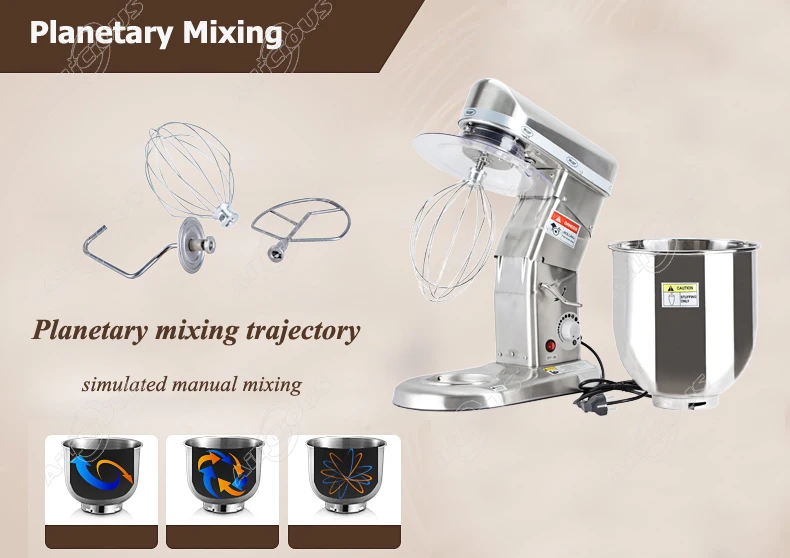 Best SL-B7/10 Electric Planetary Stand mixer Kitchen With Hook Food Mixer Food Processor Stainless Steel blender mixer Dough Mixer 24