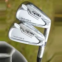 Новые мужские Гольф Утюги Хонма TW737V Утюги Клубы 4-10 Гольф клубы с графитом Гольф Вала R или s flex