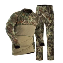 6 цветов, уличная армейская Военная униформа, тактическая камуфляжная Мужская Боевая форма, солдат, страйкбол, пейнтбол, специальная тренировочная одежда