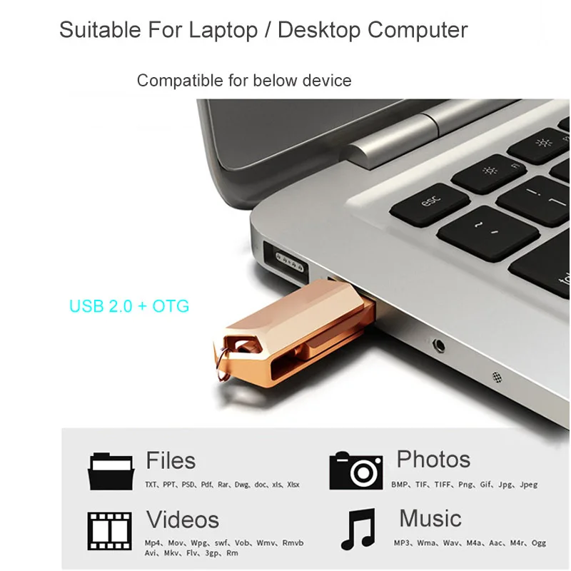 Pen Drive 64GB Flash Disk 32GB USB OTG Flash Drive 3.0 For Android Phone Metal 16GB Pendrive 32GB For Micro Disk Dropshipping Pen Drive 64GB Flash Disk 32GB USB OTG Flash Drive 3.0 For Android Phone Metal 16GB Pendrive 32GB For Micro Disk Dropshipping