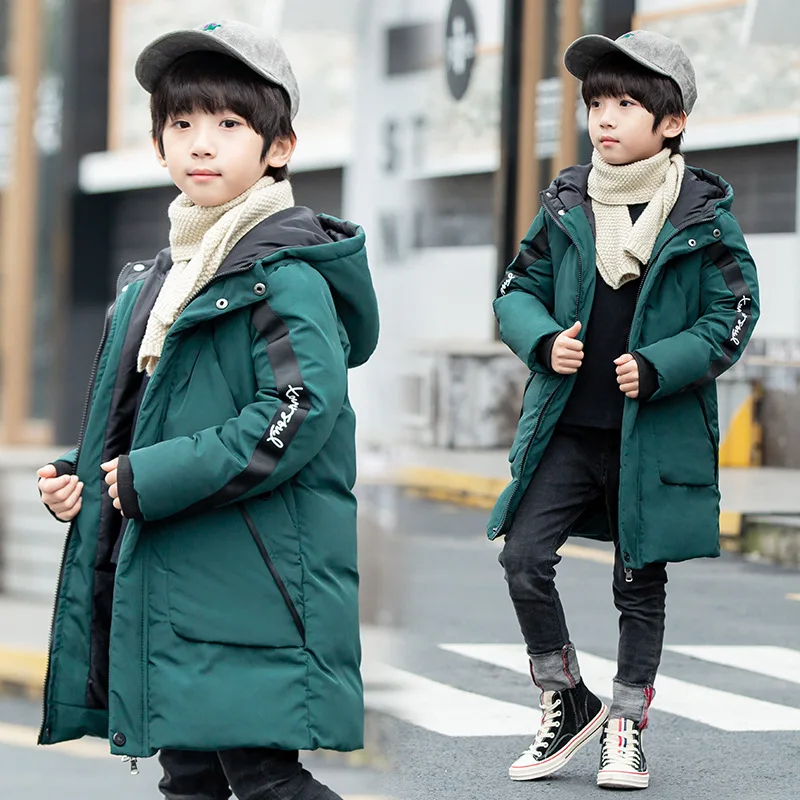 

Dollplus New 2019 Children Clothing Winter Kids Jacket for Boys Hooded Warm Baby Boys Coats Winter Warm Cotton Jackets