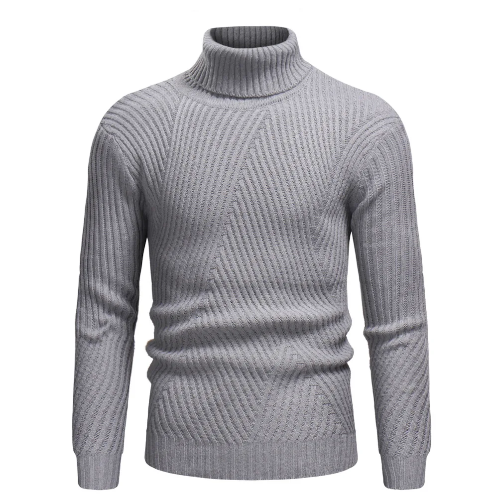 Mens Sweaters 2019 Pullovers Turtleneck Men Wool Sweater Men Clothes Mens Casual Slim Solid Men Winter Clothes Spliced Wave Cut Mens Sweaters 2019 Pullovers Turtleneck Men Wool Sweater Men Clothes Mens Casual Slim Solid Men Winter Clothes Spliced Wave Cut