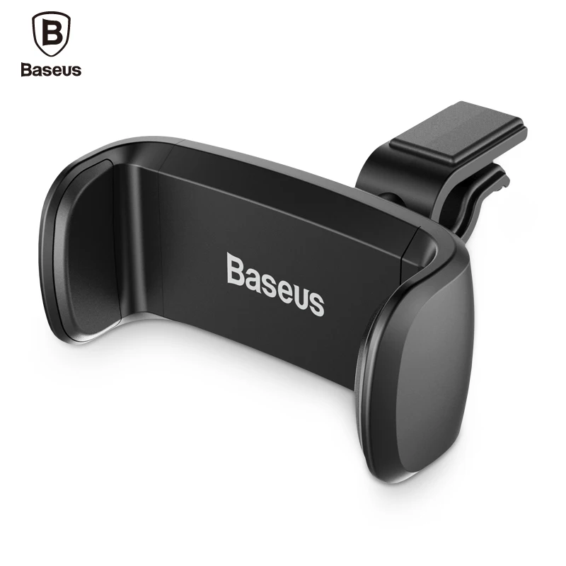 

Baseus Universal Car Phone holder for iPhone X Samsung S9 mobile phone holder 360 rotation Air Vent Mount Holder phone Stand