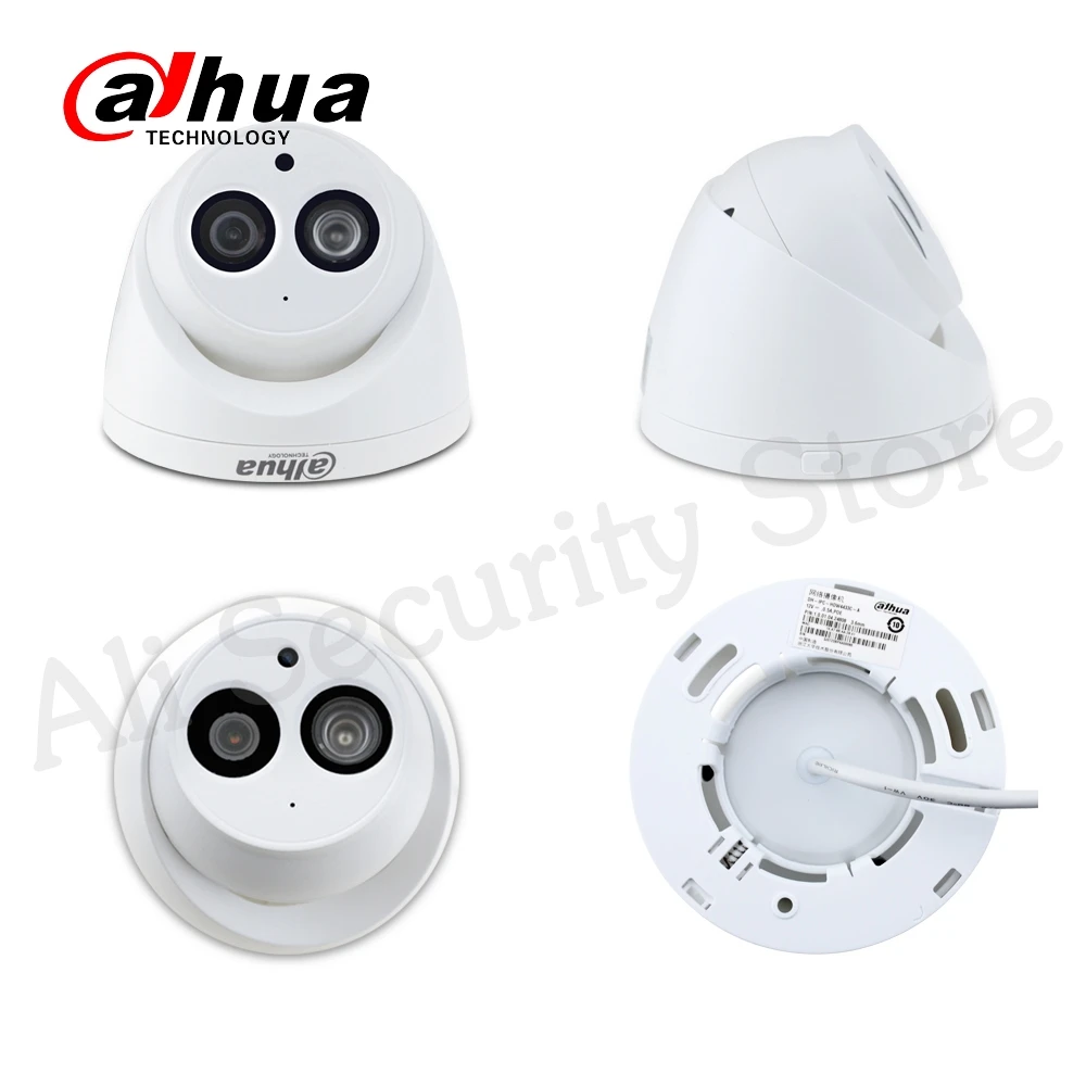 Dahua IPC-HDW4433C-A 4MP HD POE сеть Starnight IR мини купольная IP камера Встроенный микрофон Onvif CCTV от IPC-HDW4431C-A