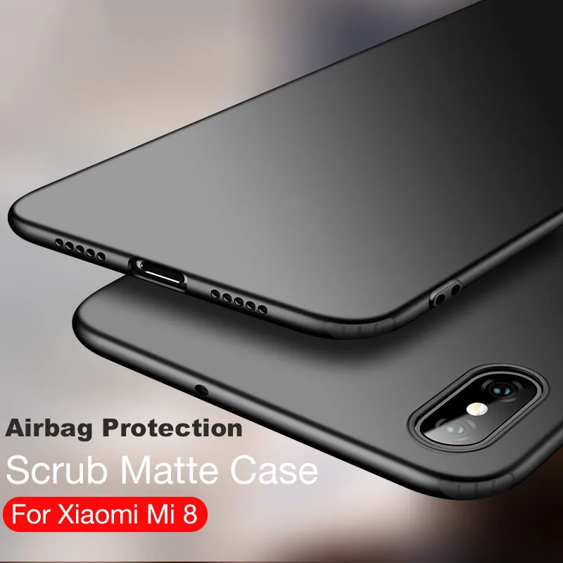 Матовый чехол из ТПУ для Xiaomi Mi 8 Lite SE 5x A1 6X A2 Max 3 чехлы с подушками безопасности Redmi