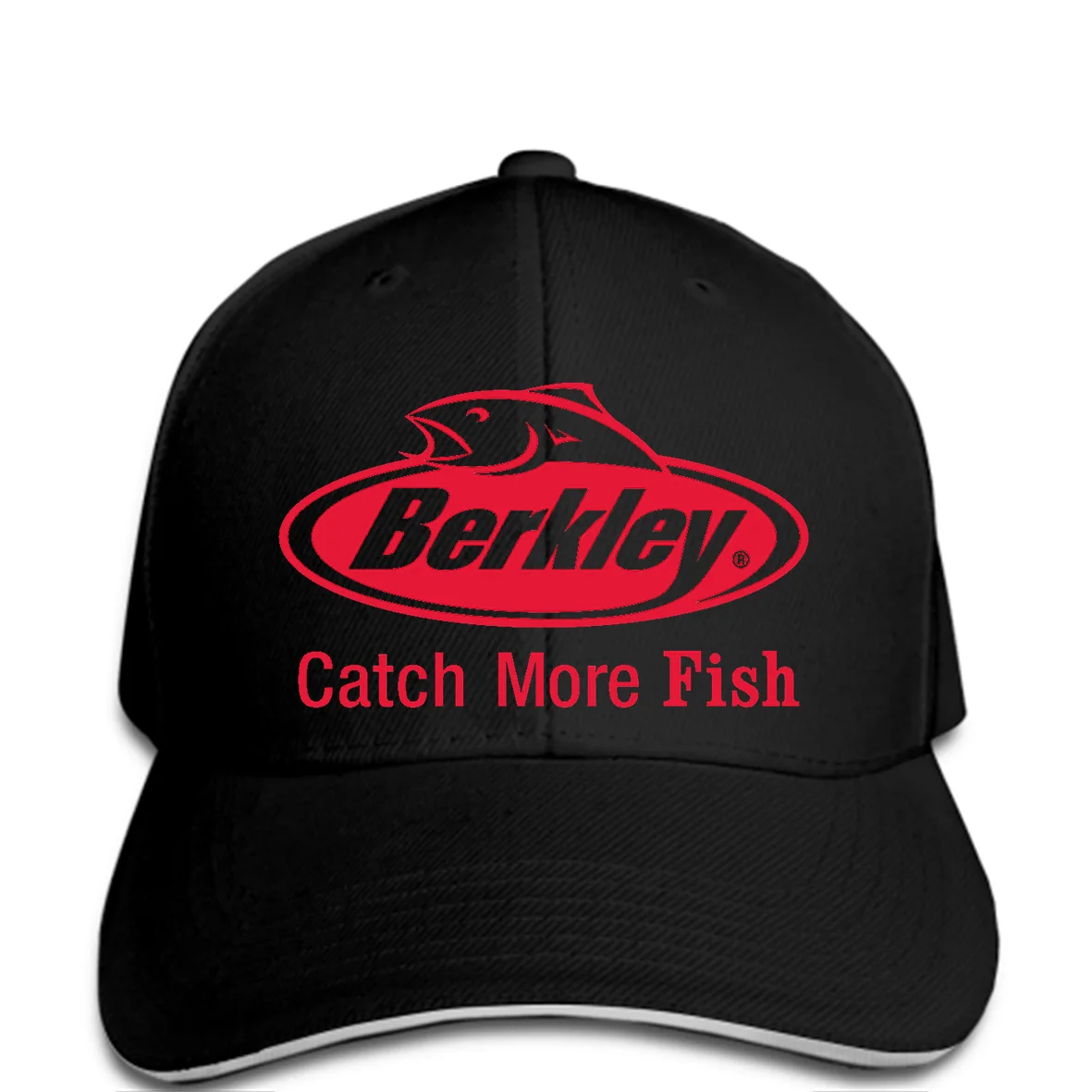 

New BERKLEY Logo Pro Fishinger Black Hat L Harajuku Baseball cap Letter Tee