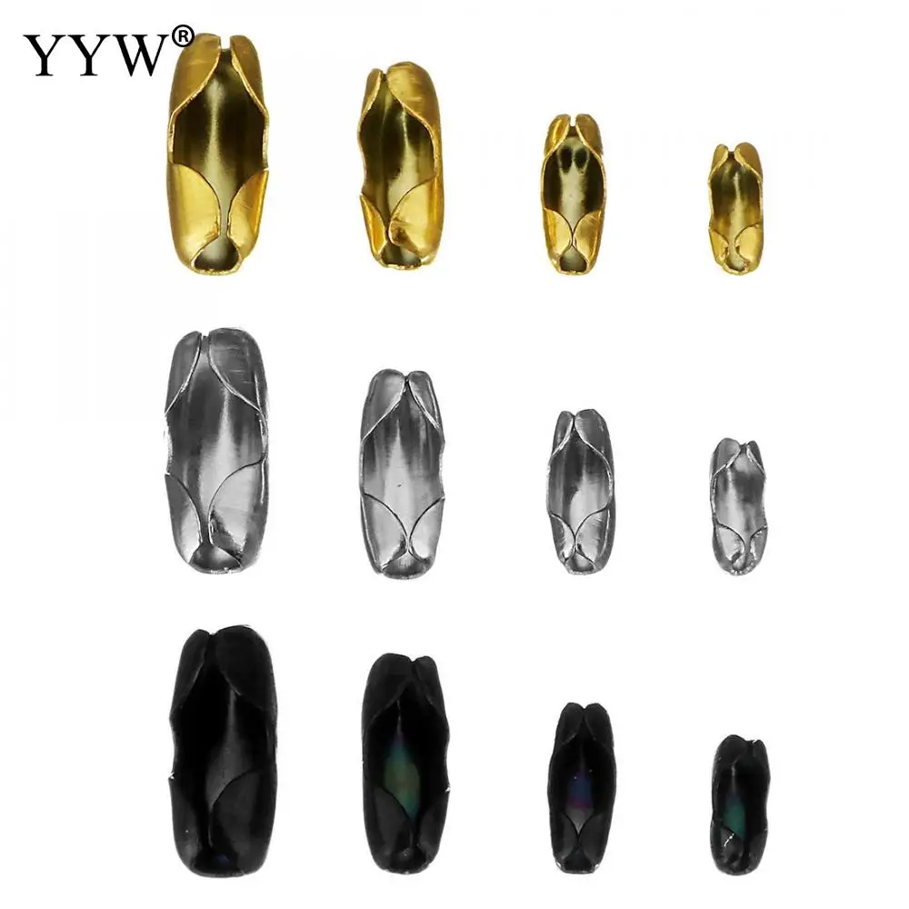 

100PCs/Bag Stainless Steel Ball Chain Connector plated Sold By Bag
