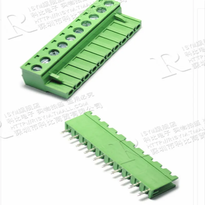 Клеммная колодка pcb винтовая KF2EDGK 5 08 мм 2P 12P 10 компл./Лот Бесплатная