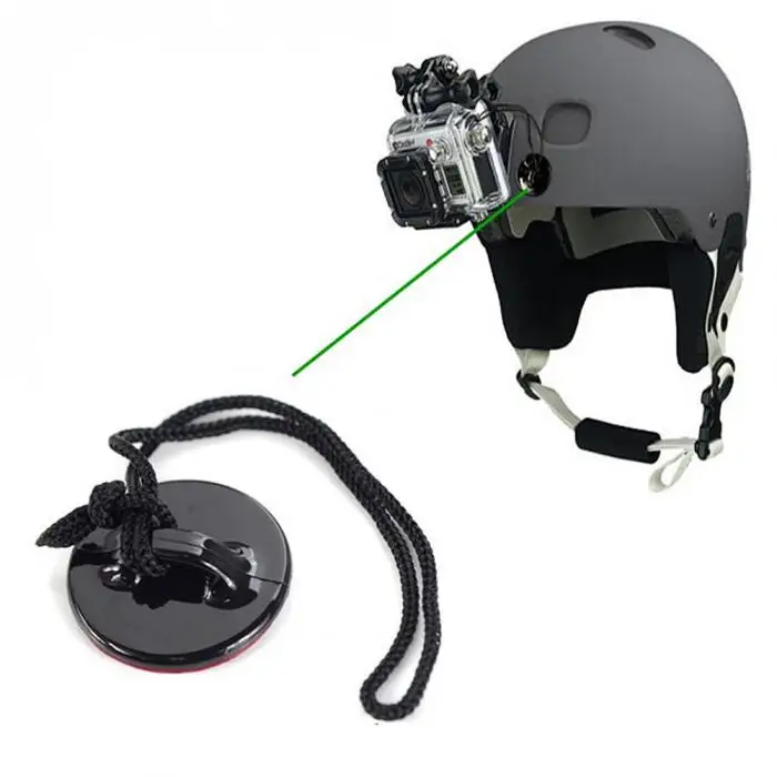 Горячий мотоциклетный шлем крепление комплект крепление изогнутого клея и винтом Камера аксессуары для Gopro 4 3 SJ4000 DO2