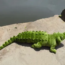 Большой игрушечный плюшевый крокодил набивная Подушка-крокодил подарок на день рождения около 120 см