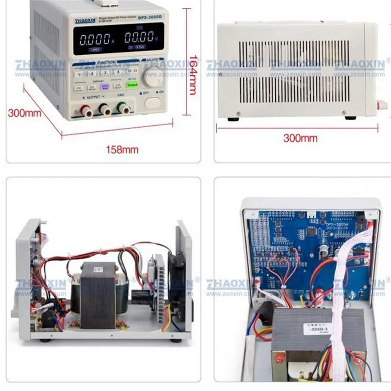 DPS-3005D постоянного тока Регулируемая мощность для ремонта ноутбука 30V 5A программируемый линейный четырехзначный дисплей 0,01 V 0.001A