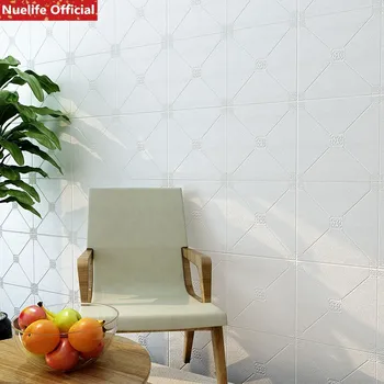 

12pcs self-adhesive wallpaper living room bedroom ceiling kids room background wall anti-collision waterproof 3d wall stickers