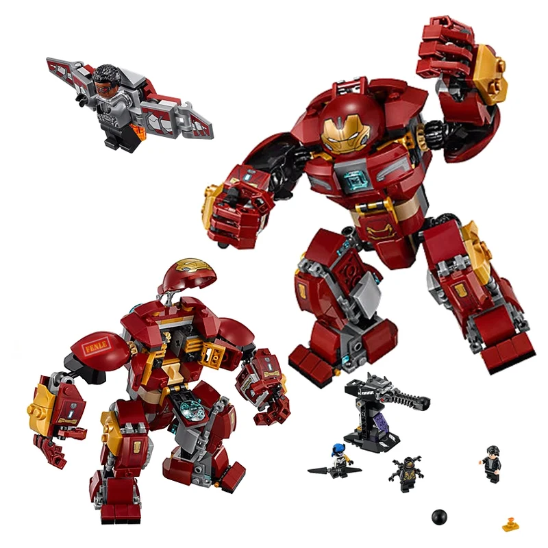 

Ironman Hulkbuster Smash-U Building Blocks Compatible With legoings Iron Man 76104 Marvel Super Heroes Avengers Infinity War Toy