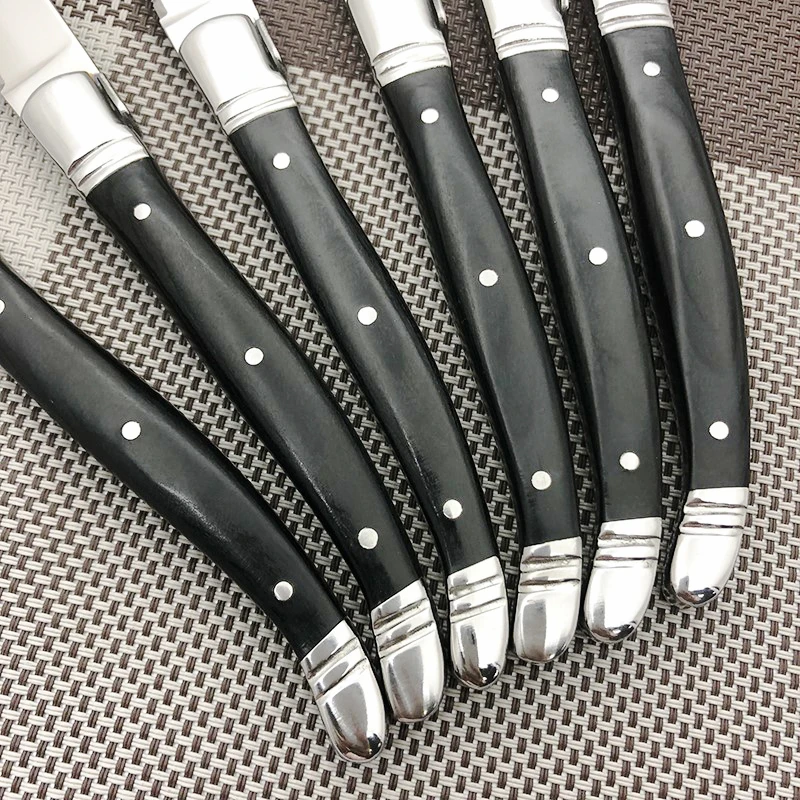 laguiole black wood knives  (13)