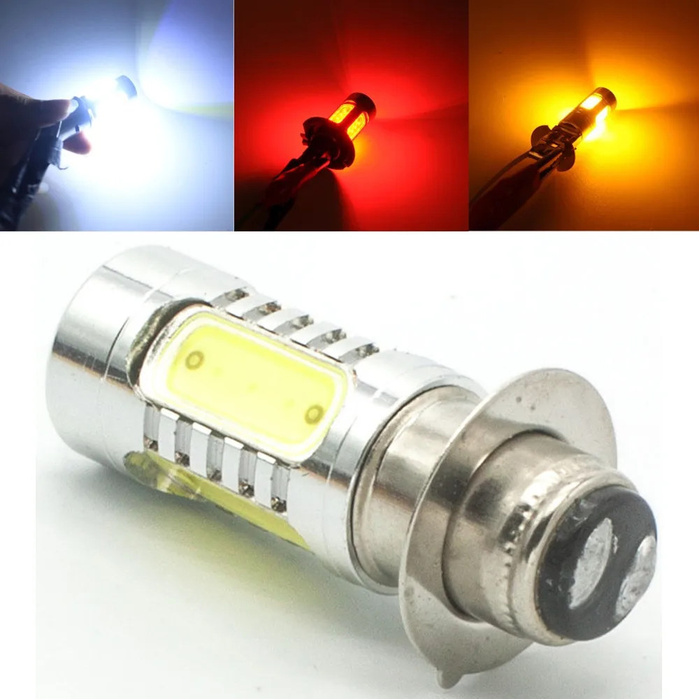 

PX15d P15D25-1 5 COB 7.5W H6M LED Non-polar Auto Motorcycle Motorbike headlights high/low beam Bike Bulb