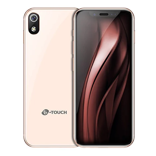 Pink Anica K-TOUCH I9s 3g+ 32G маленький мини двойной 4G Ультра тонкий 3,5 экран Face ID dual SIM двойной режим ожидания Android 6,0 - Цвет: Pink