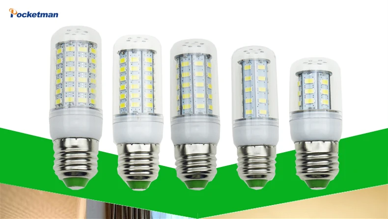 Высокая Мощность лампада E27 E14 кукурузы светодиодный лампы 5730 светодиодный свет 220V CFL лампы 7 Вт 11 Вт 15 17W 20W 25W лампы 31 58 74 105 140 170 светодиодное освещение
