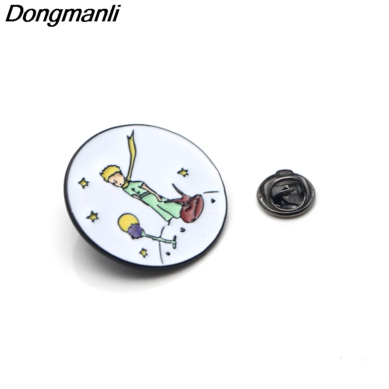 P3289 Dongmanli принц и лиса эмалевые булавки броши мультфильм креативная
