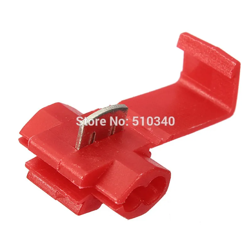 

New 10pcs Red Scotch Lock Quick Splice 16-22awg Wire Connectors Terminals Crimp Electrical Excellent Quality