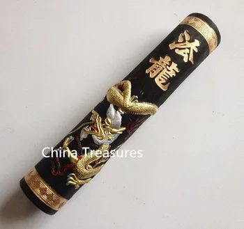 

215g Free Ship Chinese Traditional Ink Stick Solid inks Anhui Old Hukaiwen Ink Calligraphy Ink Song Yan Fa Long