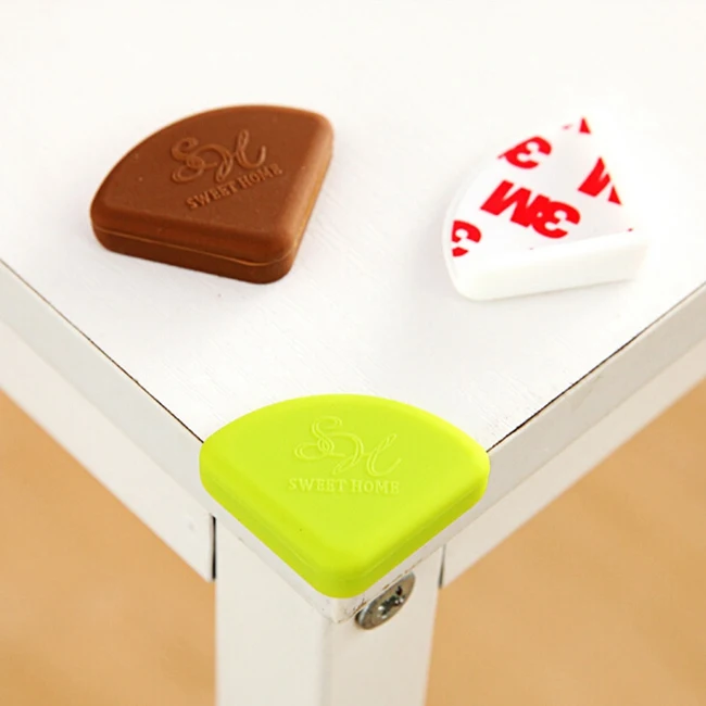 

4Pcs/Pack Soft Baby Safety Corner Protector Baby Kids Table Guard Bumper Strip Corner Edge Protector for Furniture Corner