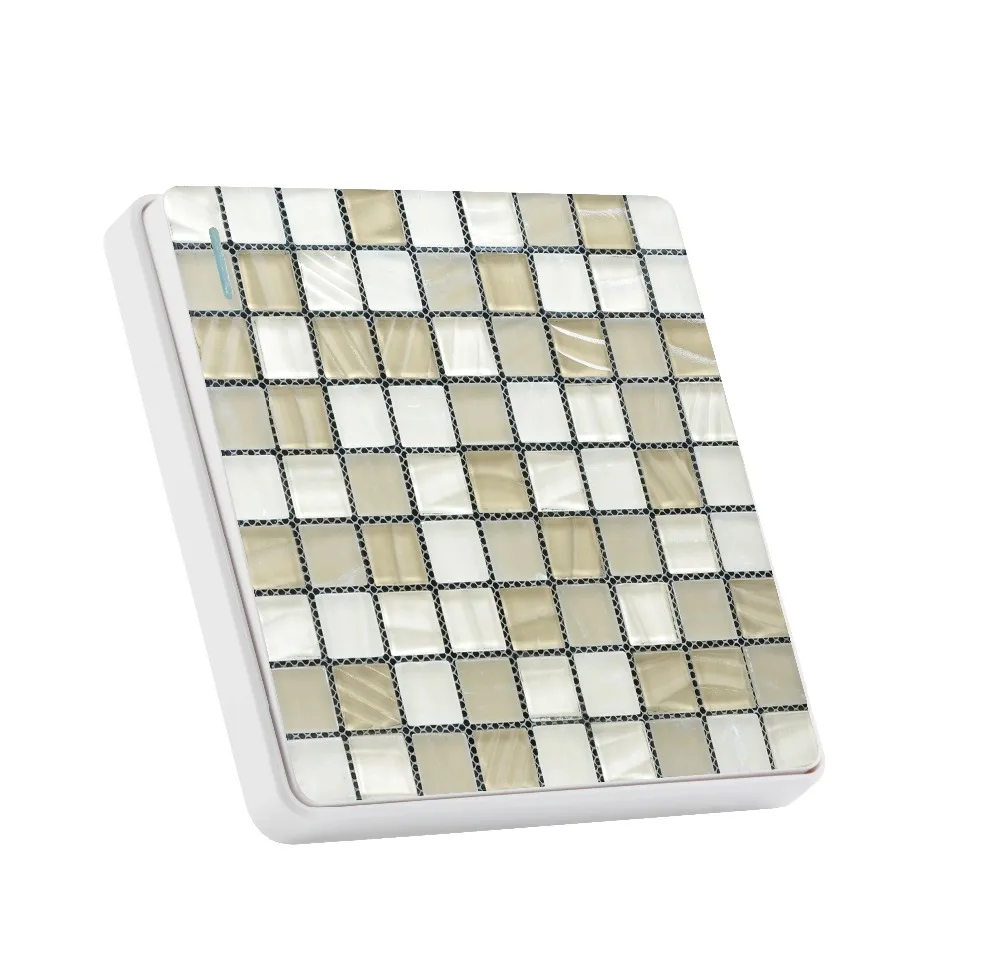

New style Luxury Wall Home Switch Panel Light Switch Mosaic Personality Push Button Switch 110-250V 10A