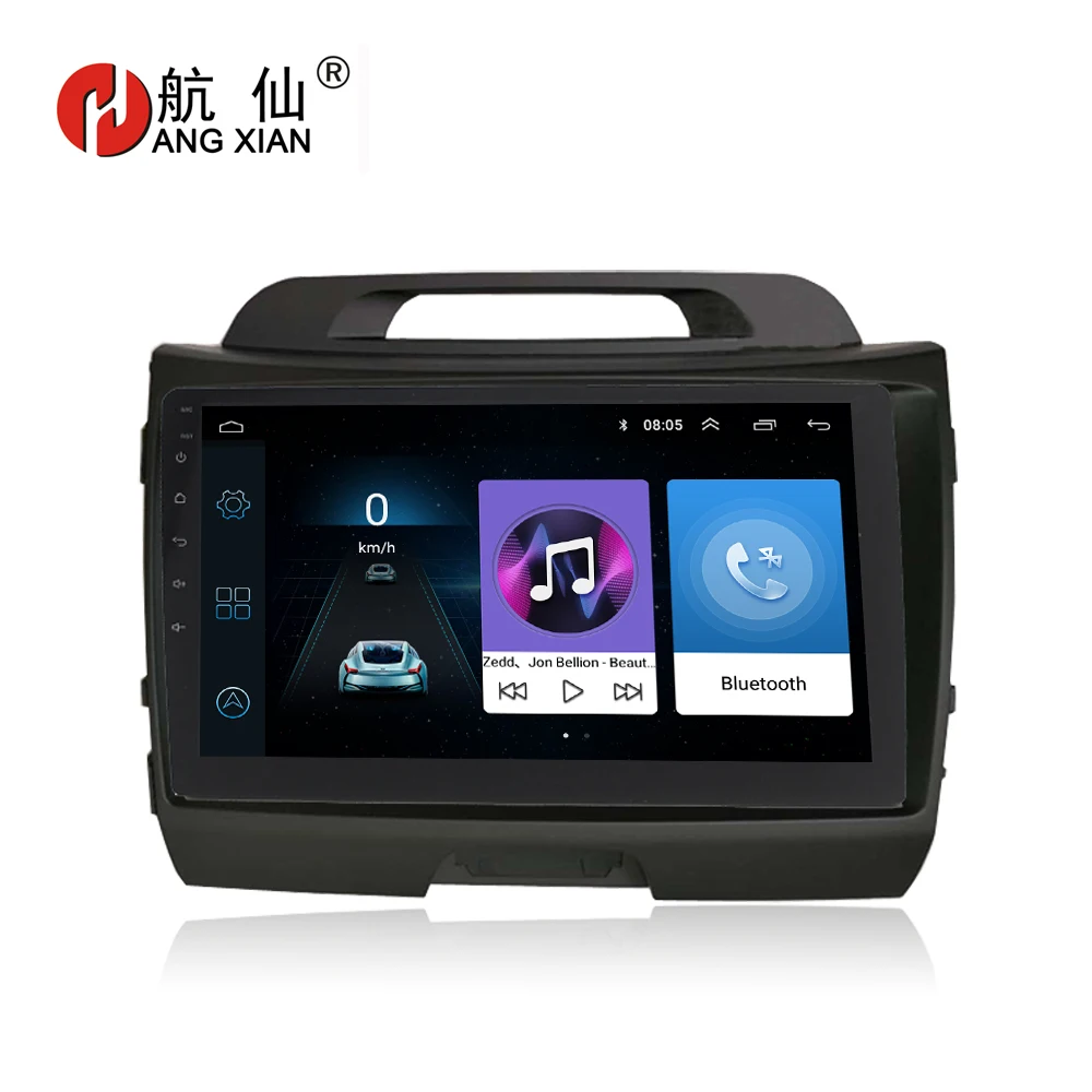 

HANG XIAN 9" Quadcore Android 8.1 Car radio for KIA SPORTAGE R 2010-2011 car dvd player GPS navigation car multimedia