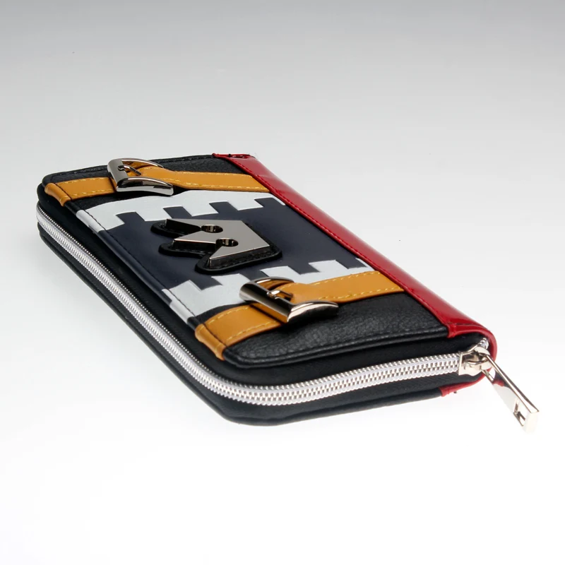 Baratos Reino corazones Sora Cosplay Zip alrededor de la cartera de las mujeres monedero DFT 5023