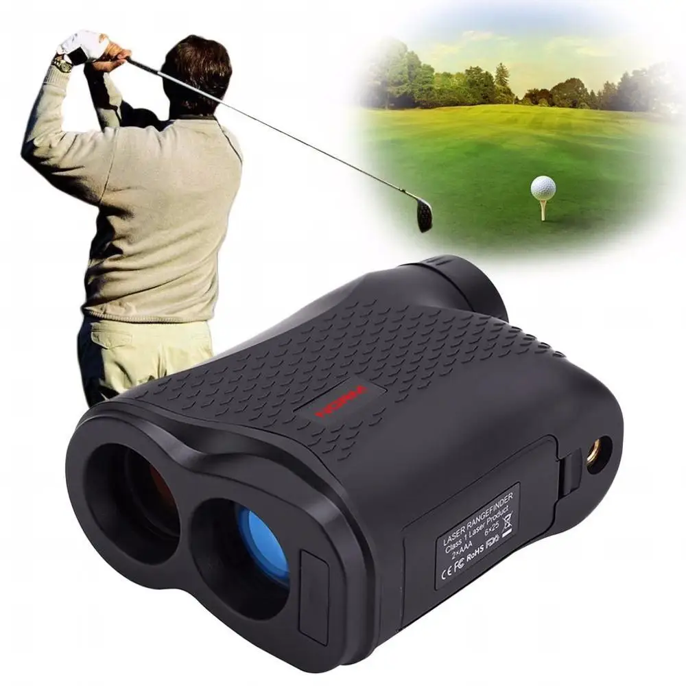 

NORM Laser Rangefinder Range Finder Telescope Distance Meter Fog Mode Speed Measuring Tape Mini Golf Hunting Outdoor