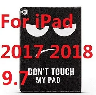 Angry шаблон Smart Sleep чехол для iPad New iPad iPad 9,7 дюймов мини, на возраст 1, 2, 3, 4, iPad Air 1 2 Pro 9,7 10,5 11 дюймов iPad 234 чехол - Цвет: For iPad 201718 9.7