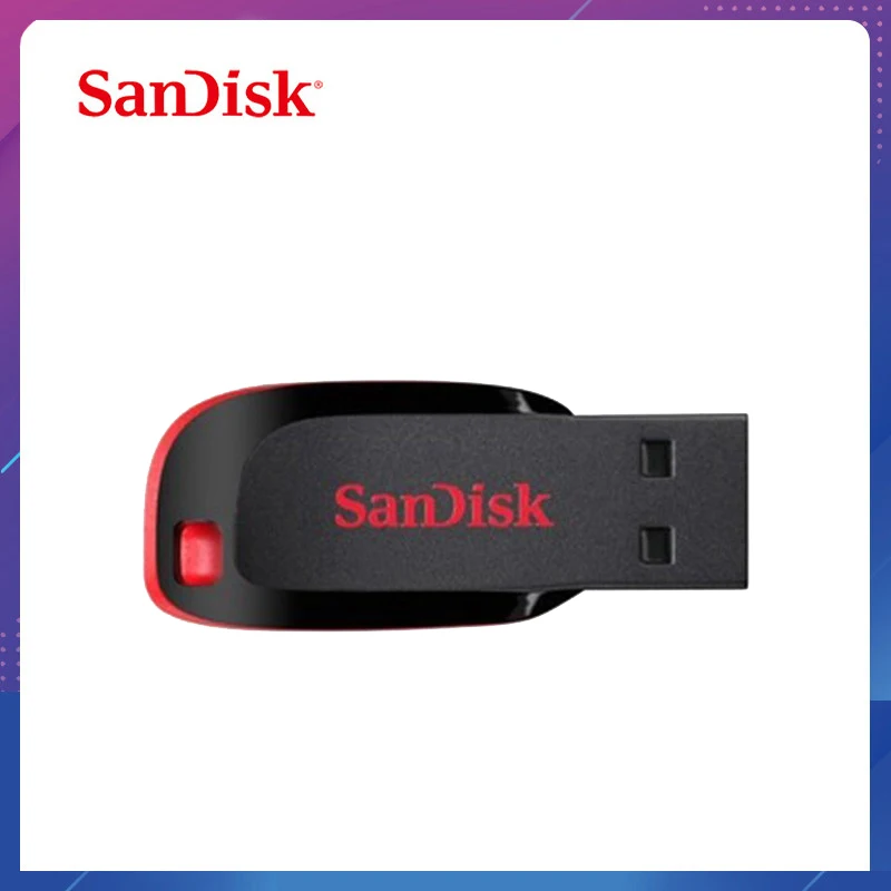 Sandisk CZ50 usb2.0 флеш-накопитель 8 ГБ 16 ГБ 32 ГБ 64 Гб 128 ГБ мини usb флеш-накопитель карта памяти U диск