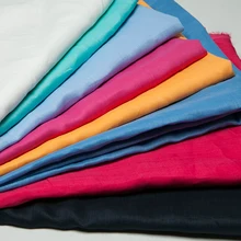 8 цветов: однотонная летняя тонкая льняная ткань из рами, бежево-белая, фиолетовая, черная, шитье для платья, юбки, блузки, рубашки, дома, рукоделие у двора