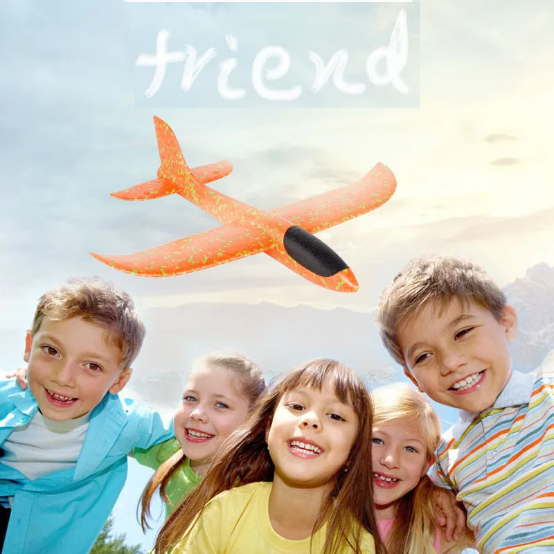 

New DIY Hand Throw Flying Glider Planes Toys for Children Foam Aeroplane Model Party Bag Fillers Flying Glider Plane Toys Game