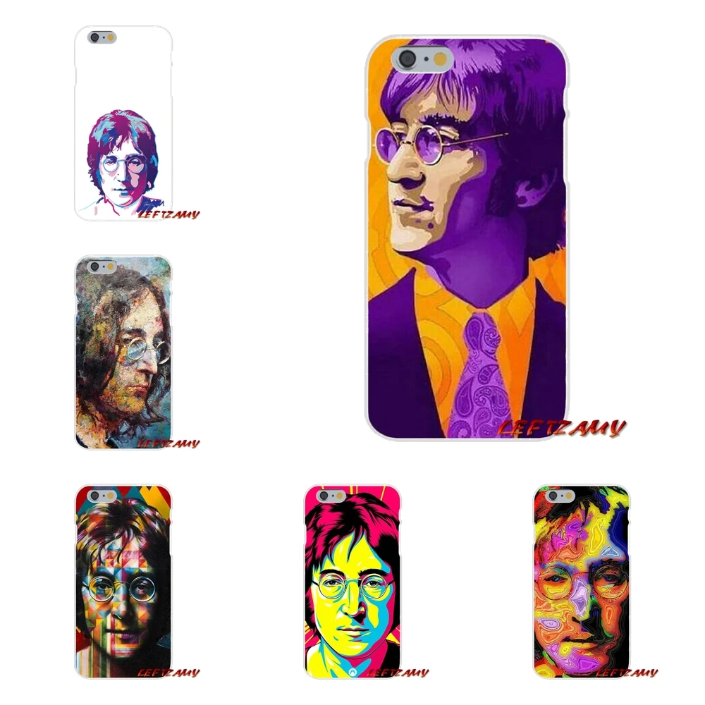 

Accessories Phone Skin Cover For Samsung Galaxy S3 S4 S5 MINI S6 S7 edge S8 S9 Plus Note 2 3 4 5 8 Portrait Painting John Lennon
