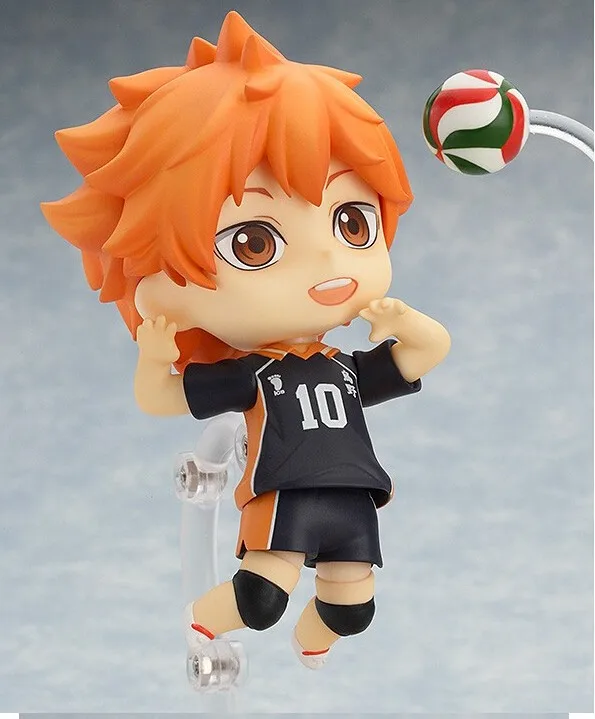 Haikyuu фигурки «Nendoroid» Hinata Syouyou kageyama tobio фигурка ПВХ 10 см Коллекционная модель игрушки Аниме Haikyuu