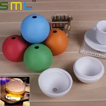 Мяч для льда красочные силиконовые формы Мыло формы 3D Ice Cube для виски коктейль Инструменты для тортов