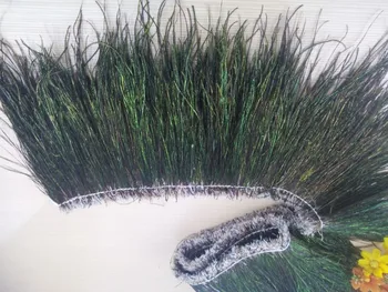 

free shipping! Sell one meter long natural peacock feather yarn, feather silk long 15-20cm, thicker type 1 yards