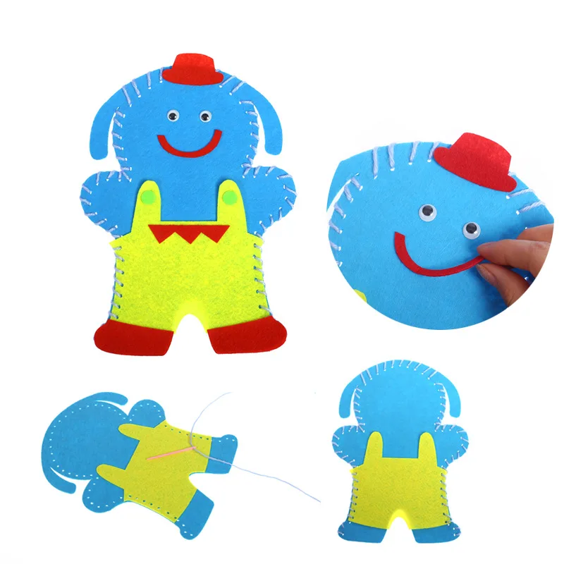 3 шт. в партии DIY нетканый ручной кукольный детский сад детский материал ручной работы упаковка креативная игрушка для девочек и мальчиков BS91