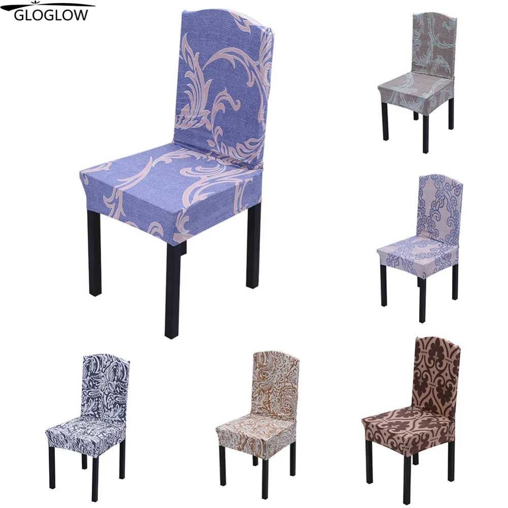 Elastic Chair Protector Floral Printed Modren Stretch Chair Covers