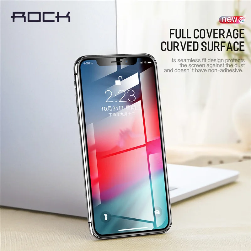 ROCK Screen Protector for iPhone Xs, 0.18MM Hydrogel 9D