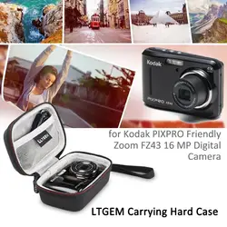 LTGEM Сумка для планшета EVA для Kodak PIXPRO дружественный зум FZ43 16 мегапикселя; цифровая камера-Дорожная Защитная сумка для хранения