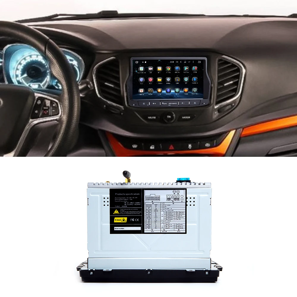 Excellent Eunavi 1 Din 7 inch Android 8.0 Car Radio for Lada Vesta 4G RAM Octa core GPS navigation video stereo multimedia touch screen 1