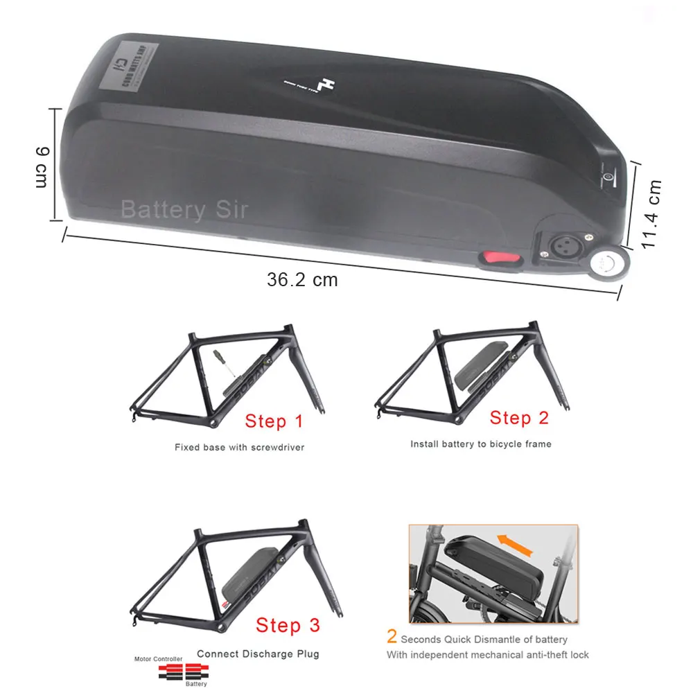 Top Electric Bike Battery 36V 48V 52V 10Ah 12Ah 17A Build in Samsung SANYO LG 18650 Cells Bicycle Motor Kit 2 Top Electric Bike Battery 36V 48V 52V 10Ah 12Ah 17A Build in Samsung SANYO LG 18650 Cells Bicycle Motor Kit 2