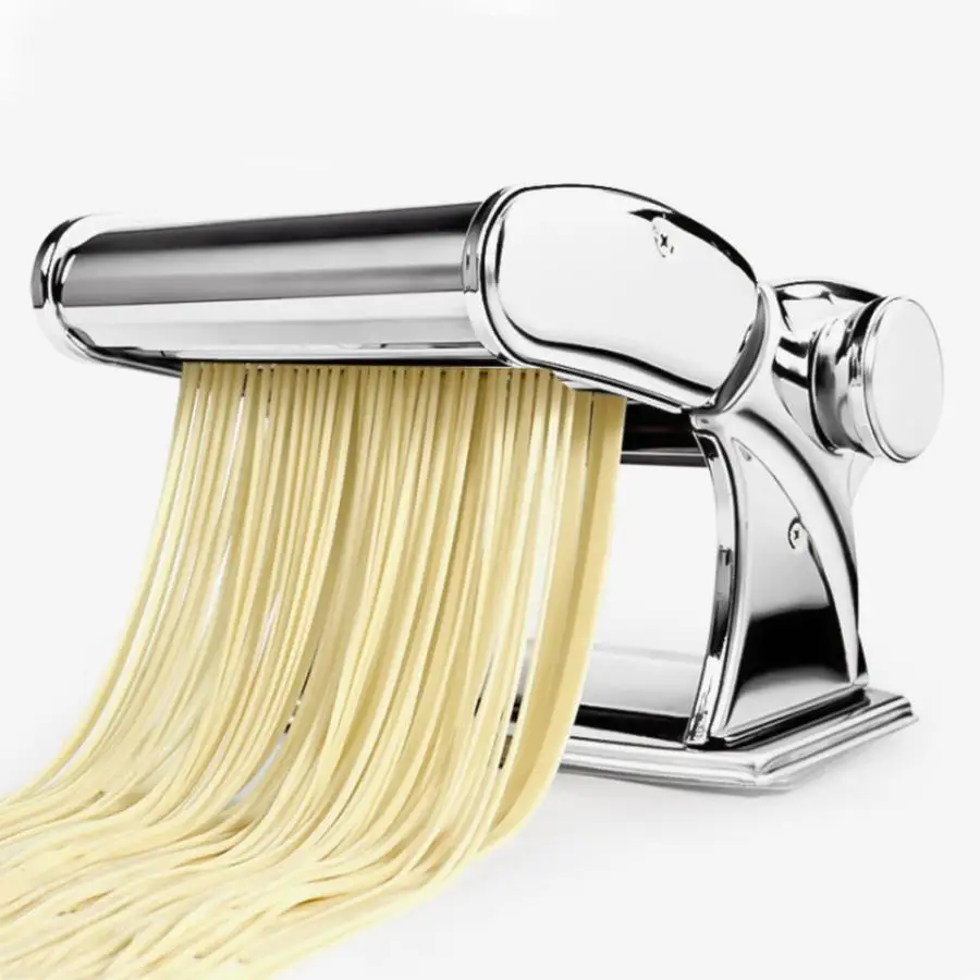 

Stainless Steel Noodle Press Machine Manual Operate Home Kitchen Food Making Equipment Tool