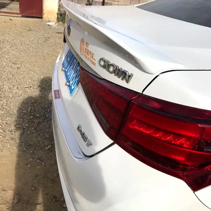 Спойлер высокого качества из АБС пластика для TOYOTA Crown 2016 2017 2018 цветной задний