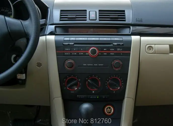 Top Nedehe 9 inch Octa core Android 8.1 car radio stereo for Mazda 3 2007-2012 car dvd gps audio video player steering wheel control 0