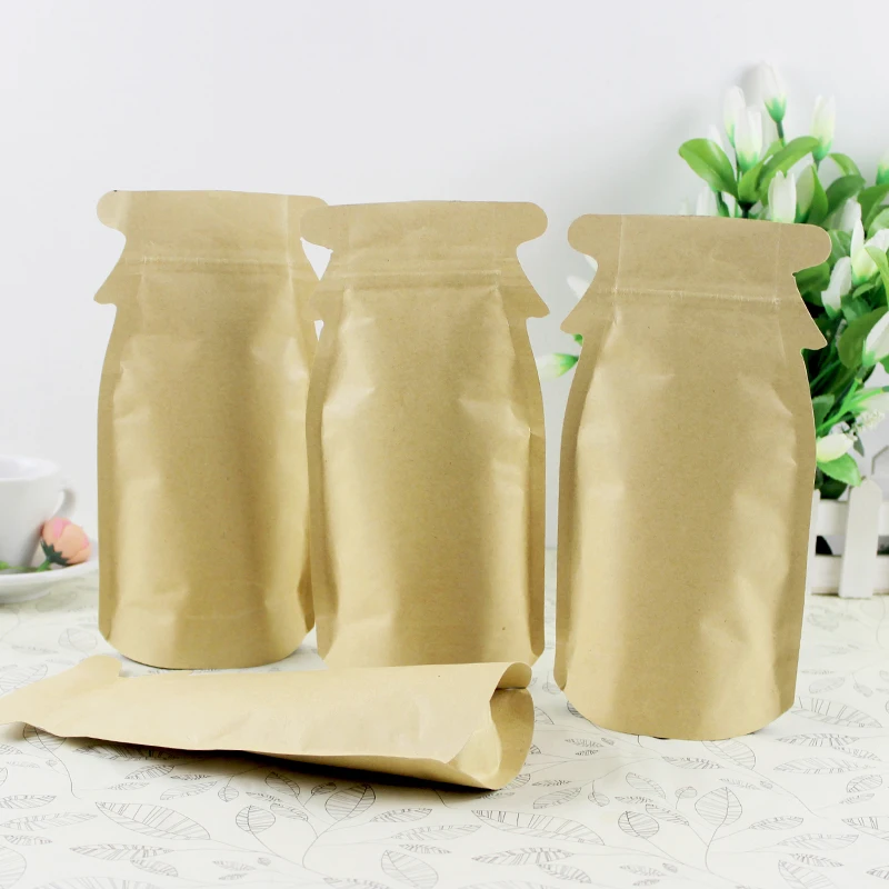 12cm 23cm 4 New Design Penguin Food Whole Grains Ng Bags Kraft 12cm 23cm 4 New Design Penguin Food Whole Grains Ng Bags Kraft Paper Sealing Damp Proof Stand Up Pouches 50pcs In Baskets From Home Garden On