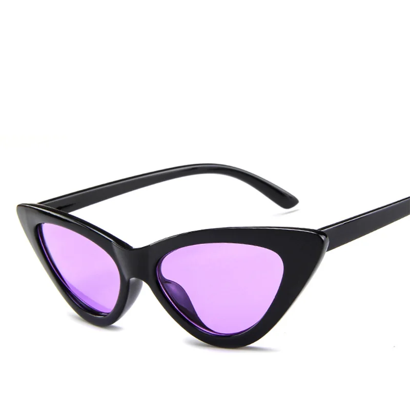 2019New Модные солнцезащитные очки «кошачий глаз» Для женщин Брендовая Дизайнерская обувь Винтаж солнечные очки в стиле ретро Женская мода, кошачий глаз, солнцезащитные очки, UV400 оттенков - Цвет линз: A6